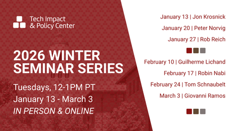 Winter Seminar Series list of speakers