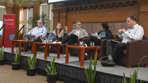 FSI Director Colin Kahl moderated the Global Trends and Geopolitics in 2026: A Look Ahead panel discussion