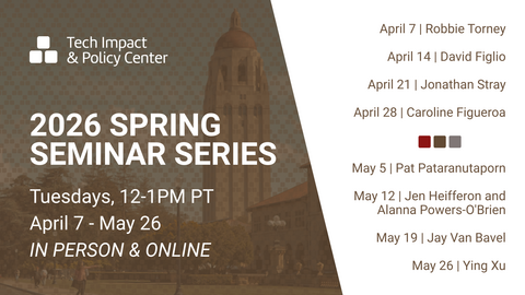 Spring seminar series speaker lineup
