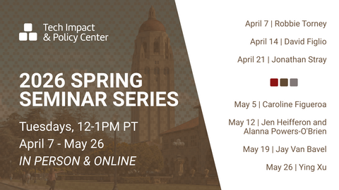 List of seminar series speakers