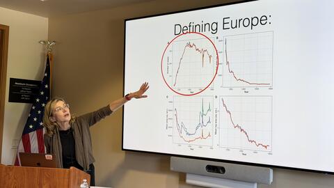 Anna Grzymala-Busse presented her research in a CDDRL seminar on April 30, 2026.