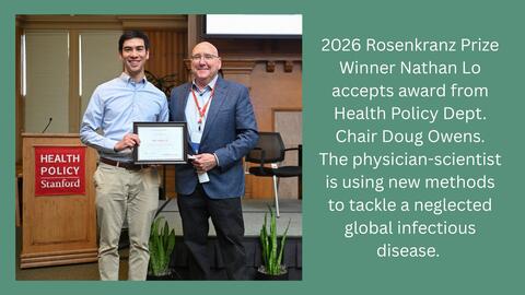 Nathan Lo 2026 Rosenkranz Prize