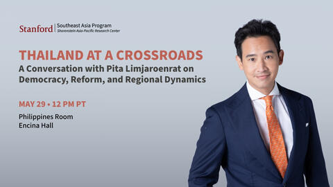 Thailand at a Crossroads: A Conversation with Pita Limjaroenrat on Democracy, Reform, and Regional Dynamics