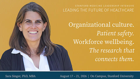 Card for Stanford Medicine Leadership Intensive