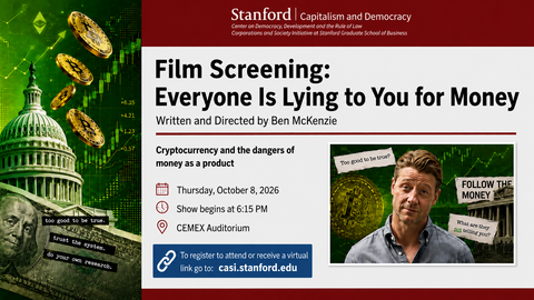 Film Screening: Everyone Is Lying to You for Money