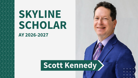 Scott Kennedy AY 26-27 Skyline Scholar.