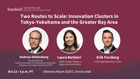 Two Routes to Scale: Innovation Clusters in Tokyo-Yokohama and the Greater Bay Area