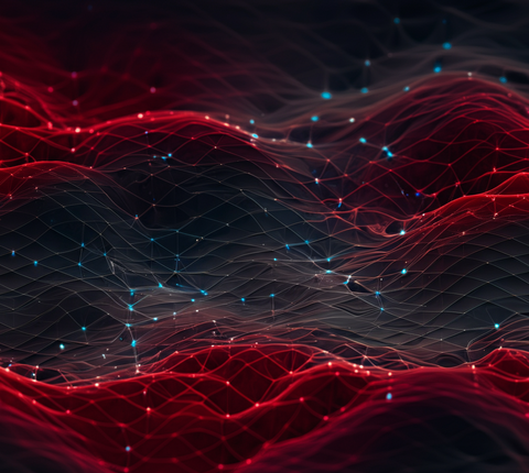 abstract red line variation 