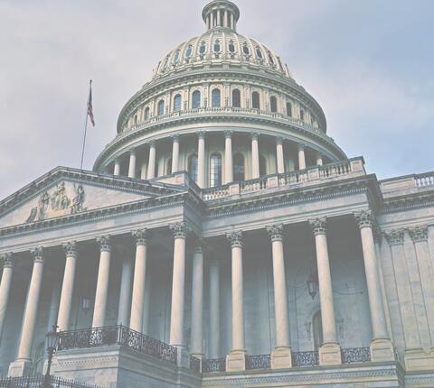 A transparent photo of Capitol Hill