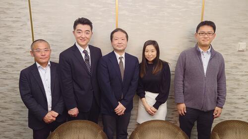 Meiko Kotani with faculty of School of Social Sciences at Waseda University