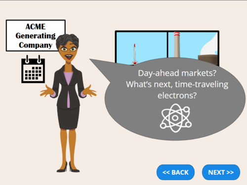 Screenshot from PESD elearning module