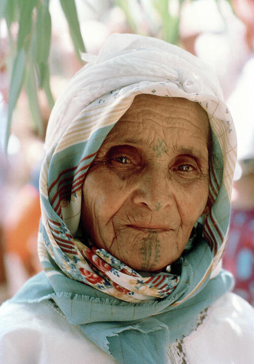 An old woman in Khemisset Province of Morocco. ©United Nations