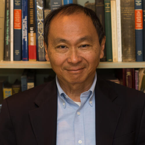 fukuyama francis self portrait logo