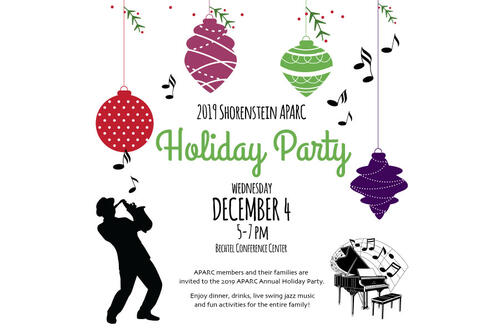 2019 APARC Holiday Party Invitation