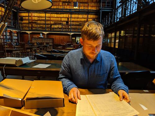 Jonas Mueller-Gastell in the Archives