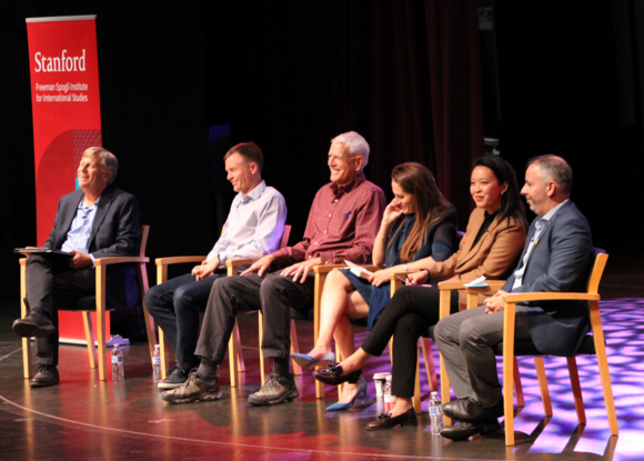 Scholars offered their insights on climate change, the war between Russia and Ukraine, China's ambitions, the current conflicts in the Middle East, and the state of global democracy