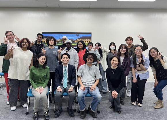 group of students and instructors in a classroom