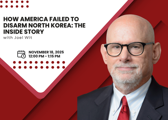 Joel Wit CISAC Seminar