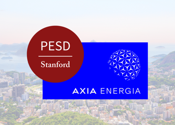 PESD and Axia logos over Rio skyline