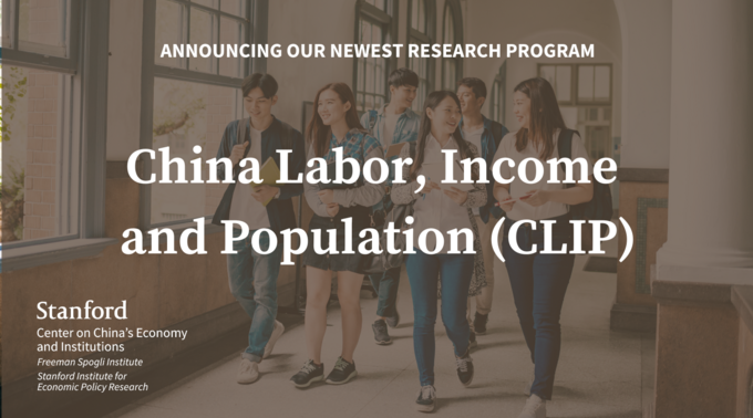 China labor, income and population (CLIP) research program at SCCEI.