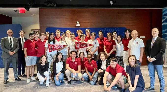 Group photo of students, staff, and faculty in China during the 2025 SCCEI China Study Program.
