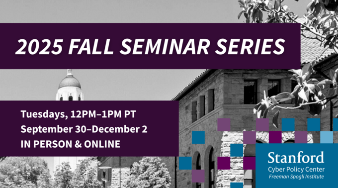 Fall seminar announcement containing dates and times