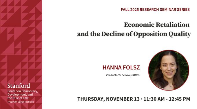 Hanna Folsz Research Seminar