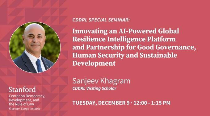 Sanjeev Khagram seminar