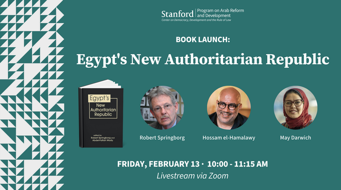 ARD Book Talk: Egypt's New Authoritarian Republic - 2.13.26