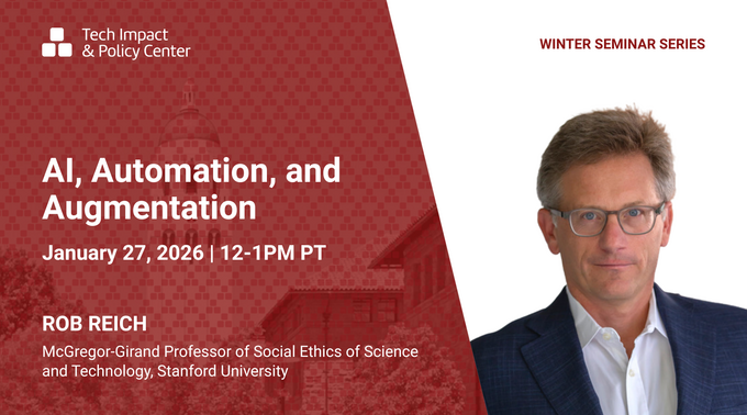 Title of talk with date and photo of the speaker