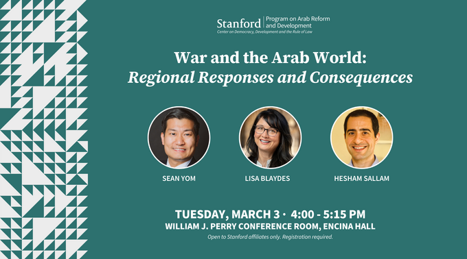 War and the Arab World: Regional Responses and Consequences