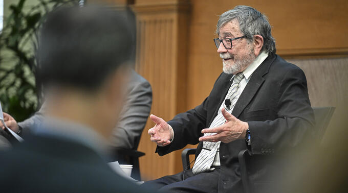 Judea Pearl discussed his latest book, "Coexistence and Other Fighting Words: Selected Writings of Judea Pearl."