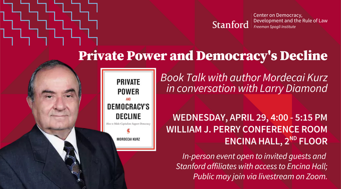 4.29 Book Talk Mordecai Kurz