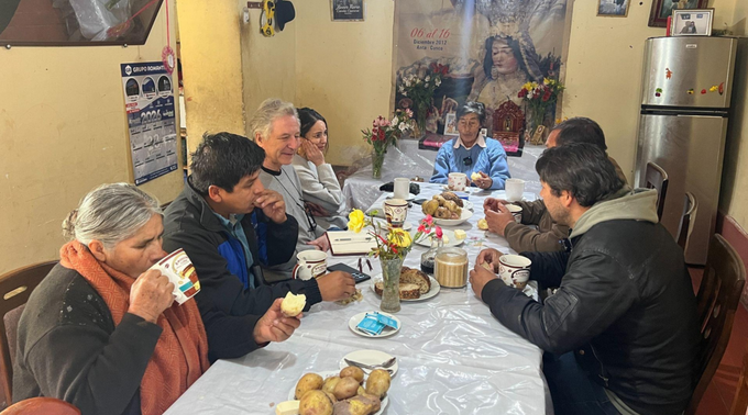 The DAL team held a breakfast and focus group with the family of Jlinner Remo Candia Guevara.