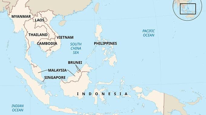 Map of Southeast Asia | Encylopedia Britannica