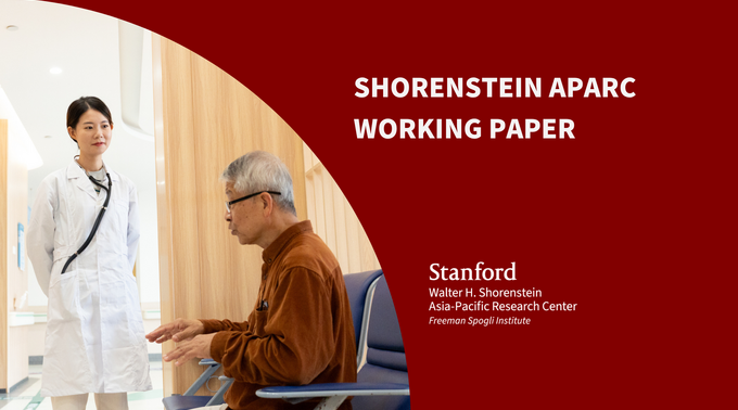 Working paper banner showing an Asian female doctor standing and listening to an older Asian male patient sitting.
