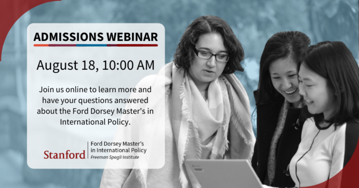 Admissions event for the 2022 MIP academic cycle 