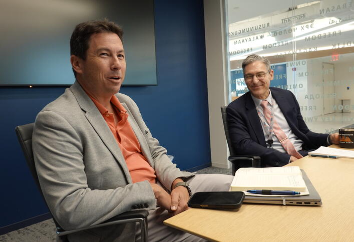 Kevin Sheives (L) and Damon Wilson (R).