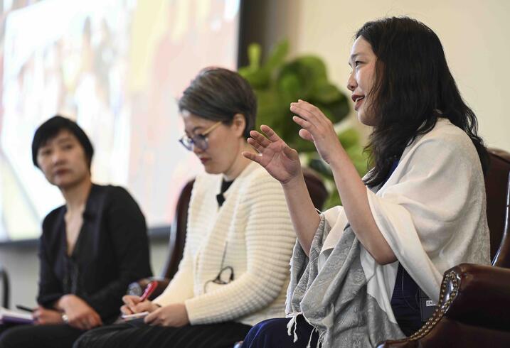 Sachiko Nakajima and Rie Kijima at The Future of Social Tech conference