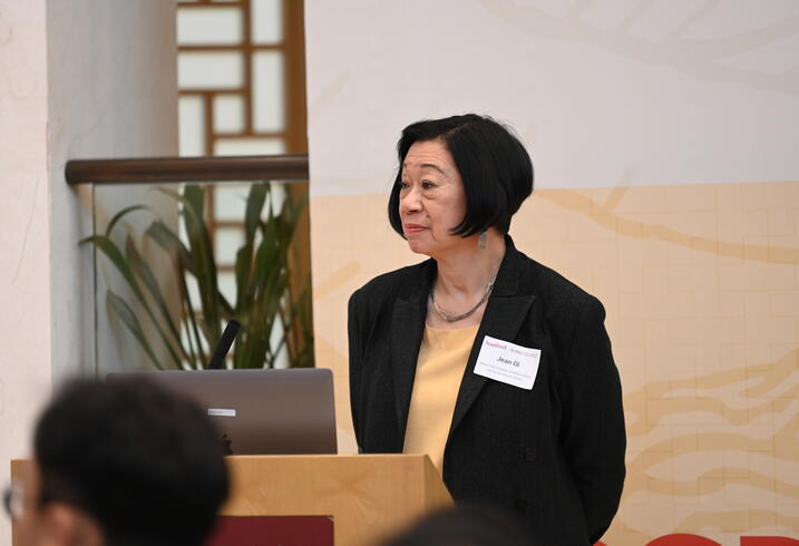 Jean Oi at SCPKU