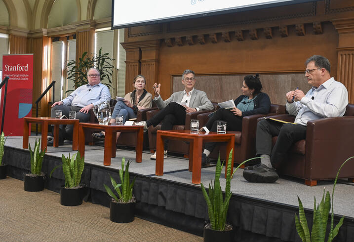 FSI Director Colin Kahl moderated the Global Trends and Geopolitics in 2026: A Look Ahead panel discussion