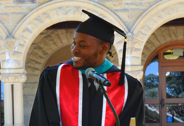 Tyler Perry, the student speaker for the 2026 graduation ceremony for the Ford Dorsey Master's in International Policy.