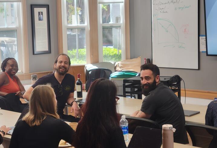 People in a classroom