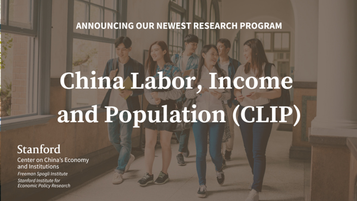 China labor, income and population (CLIP) research program at SCCEI.