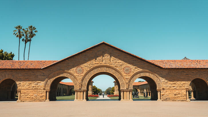 stanford campus scenery