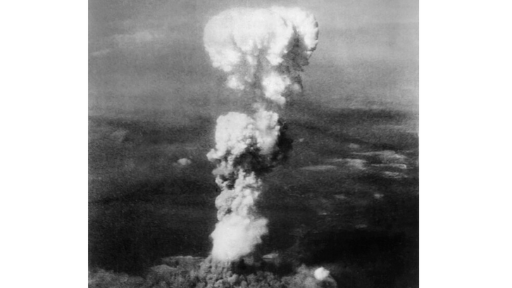 Atomic cloud over Hiroshima