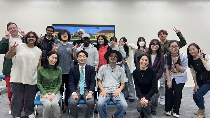 group of students and instructors in a classroom