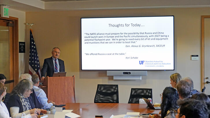 Andrew Michta presented his research in a REDS Seminar co-hosted by CDDRL and TEC on January 22, 2026.