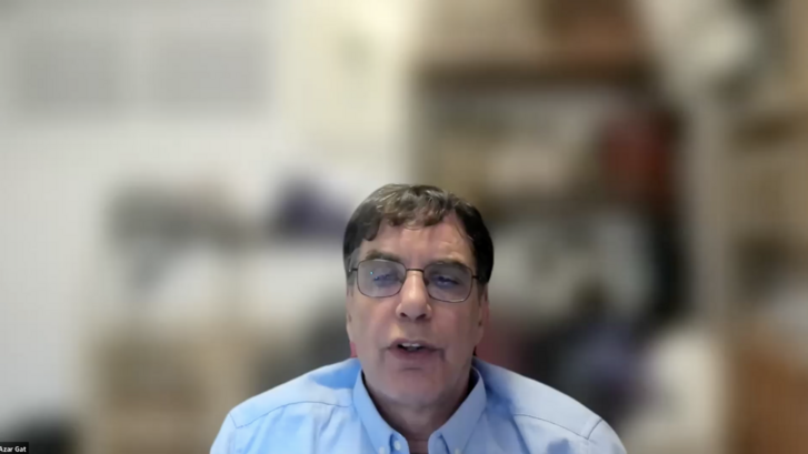 Azar Gat webinar screenshot