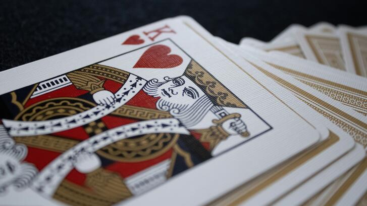 King of hearts playing card